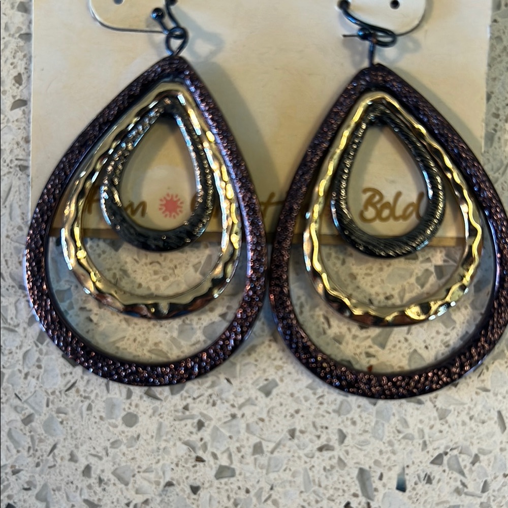 Stunning Multicolor Teardrop Earrings